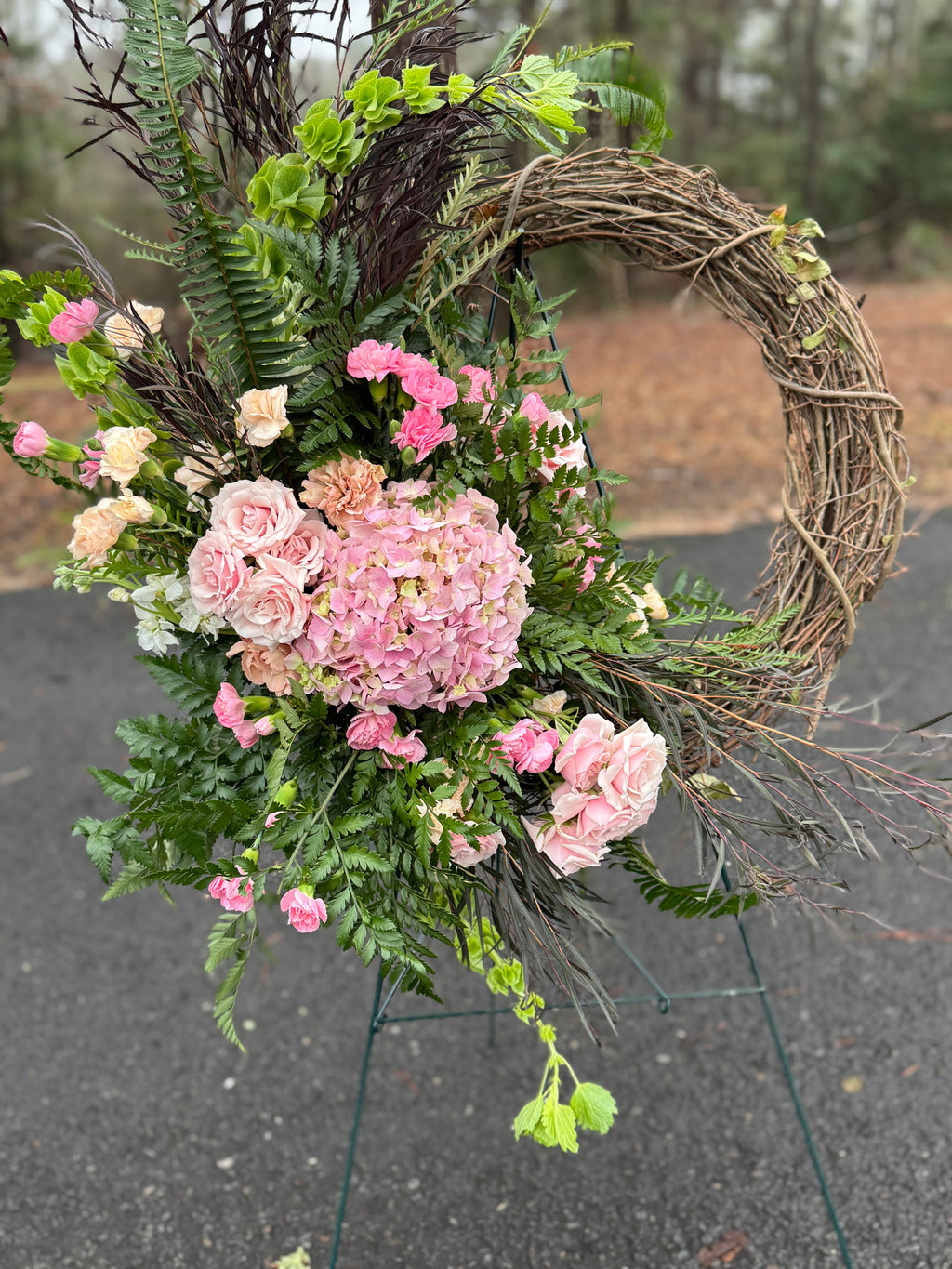 Grapevine Wreath Tribute