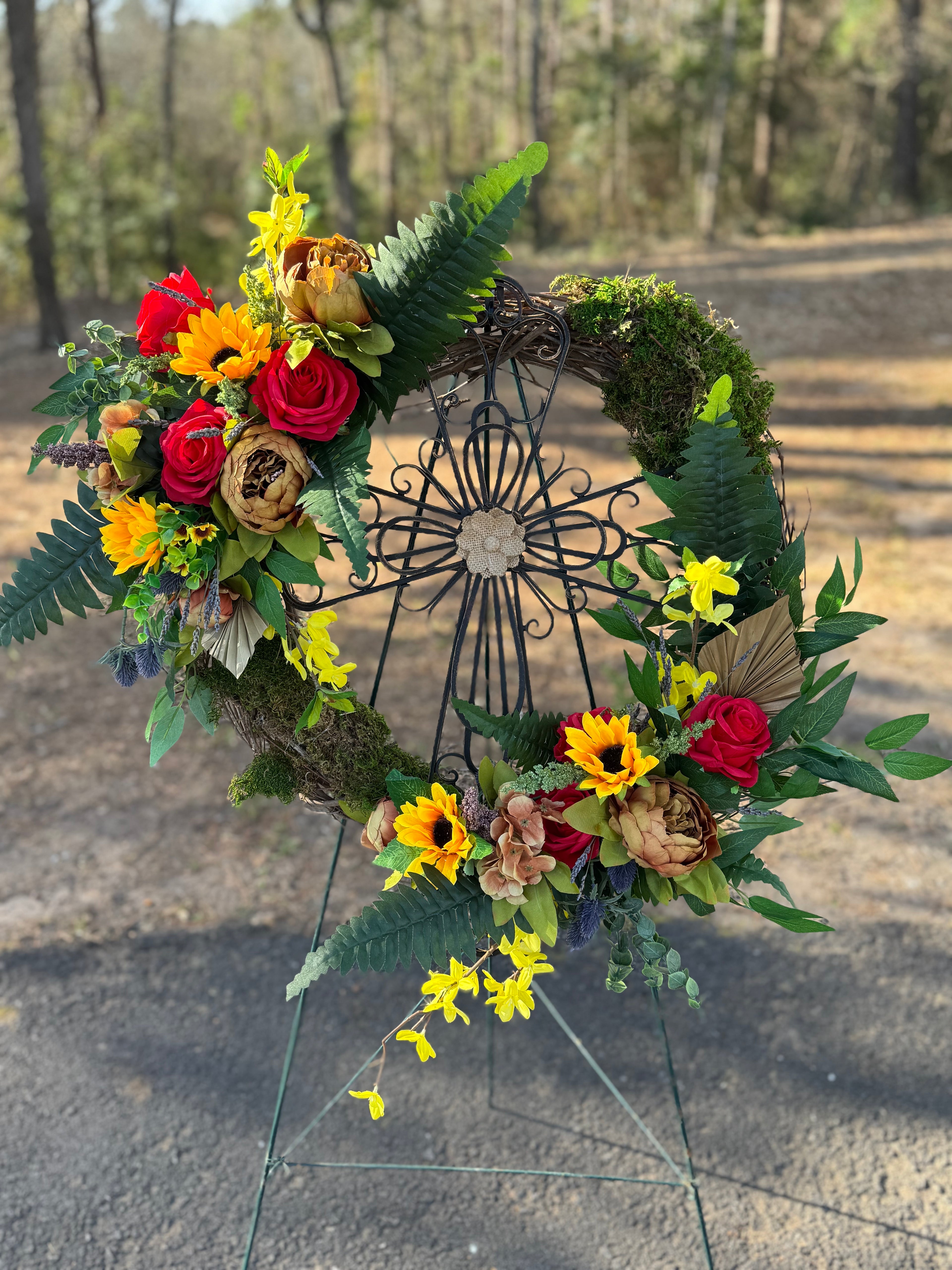 Grapevine Wreath Tribute
