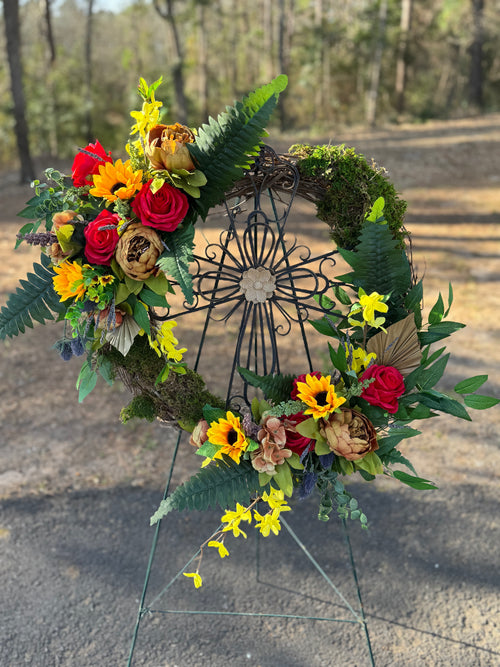 Grapevine Wreath Tribute