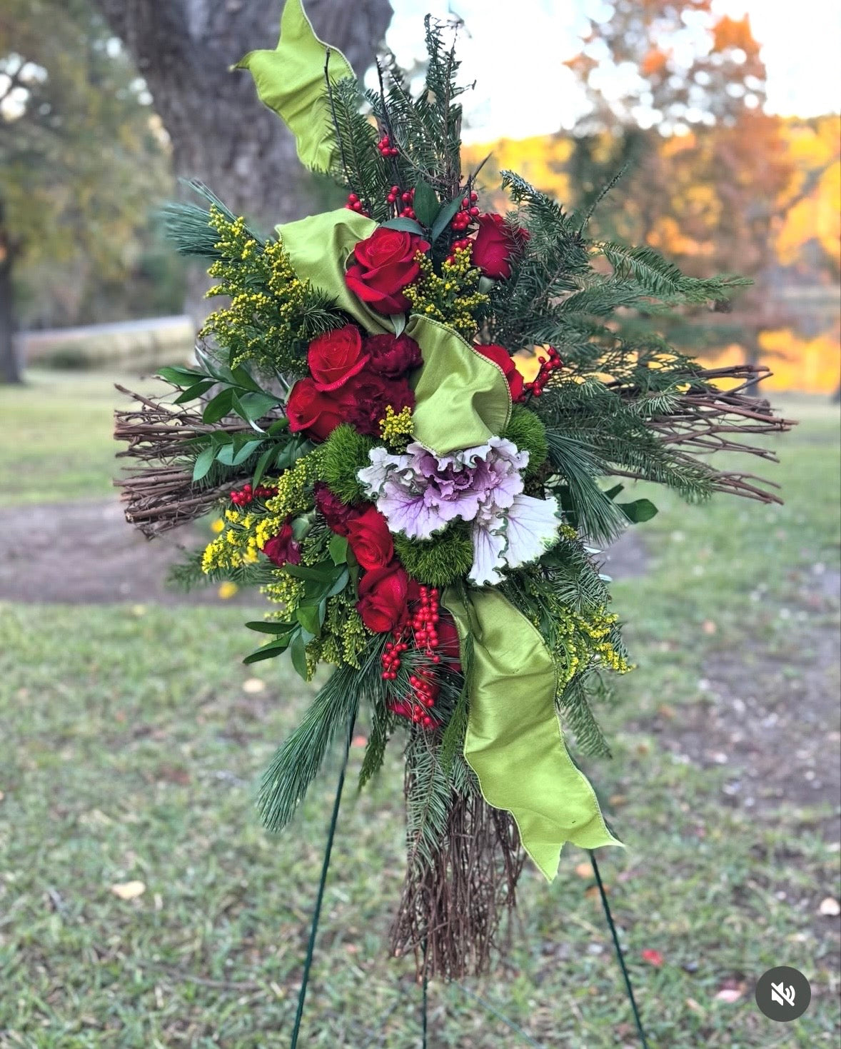 Grapevine Cross Wreath